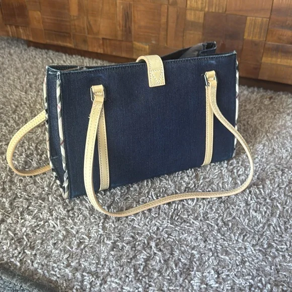 Burberry Blue Label Denim Bag, Excellent Used Condition. - Picture 3 of 6